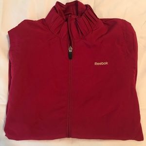 Dark Pink Reebok Waterproof Windbreaker